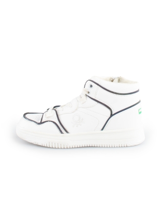 Benetton Hoge sneakers Wit 162379