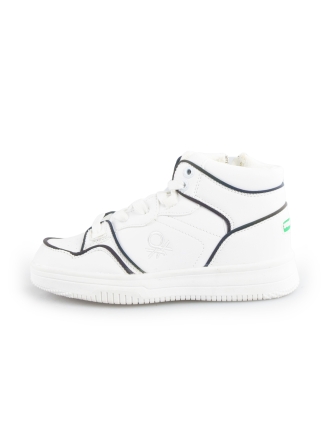 Benetton Hoge sneakers Wit 162646