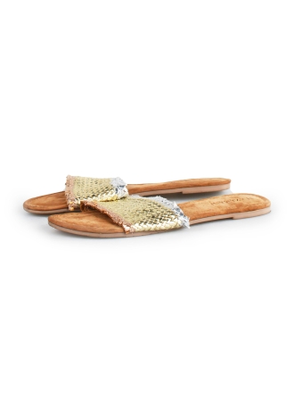 Lazamani Slippers Goud 176523