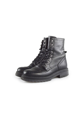 Poelman Veterboots Zwart 188105