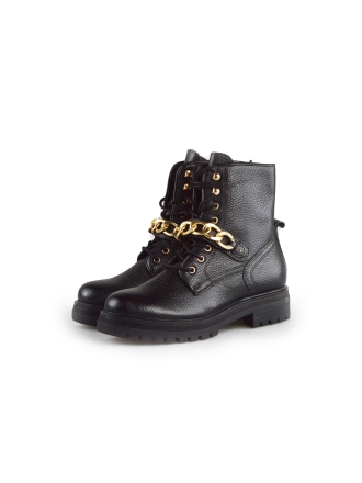 Ann Rocks Veterboots Zwart 180407