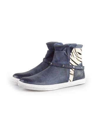 Muyters Enkellaarzen Blauw 180463