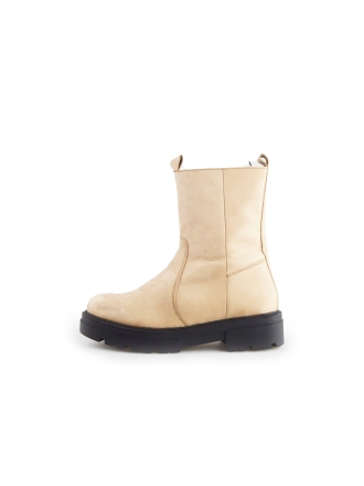 Ann Rocks Enkellaarzen Beige 184562