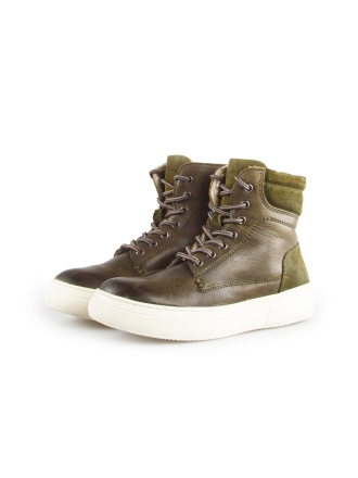 Nelson Hoge sneakers Groen 185612