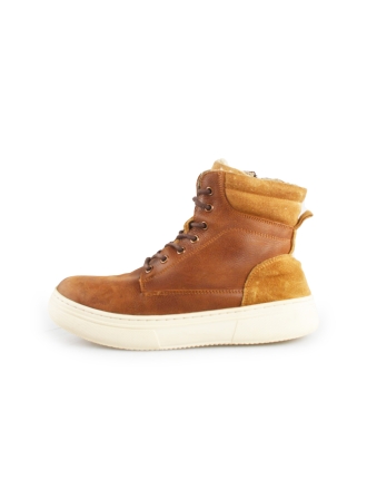 Nelson Hoge sneakers Bruin 189554