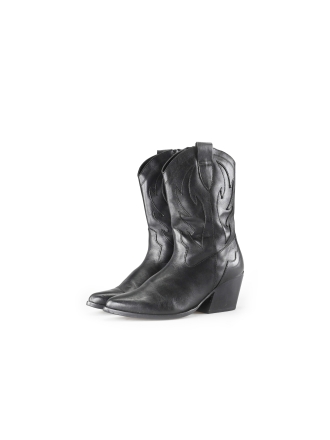 Ann Rocks Cowboy laarzen Zwart 195055