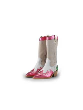 DWRS Cowboy laarzen Beige 195745