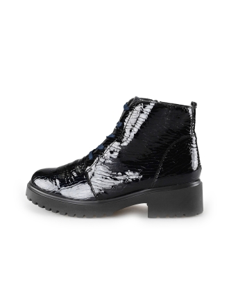 Waldlaufer Veterboots Zwart 196103
