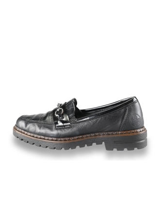 Rieker Loafers  Zwart 199416