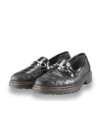 Rieker Loafers  Zwart 199416