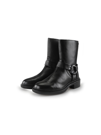 Manfield Biker boots Zwart 200813
 