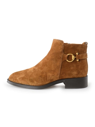 Linea Zeta Enkellaarzen Cognac 204334