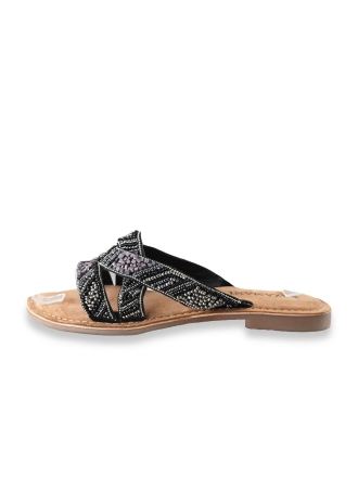 Lazamani Slippers Zwart 205242