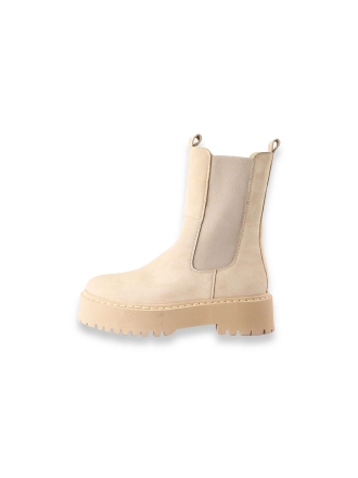 Ann Rocks Enkellaarzen Beige 205485