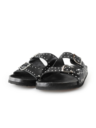 Ann Rocks Slippers Zwart 212819