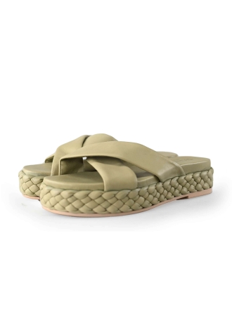 Shabbies Slippers Groen 218139