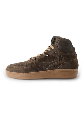 Floris van Bommel Hoge sneakers Bruin 210518
