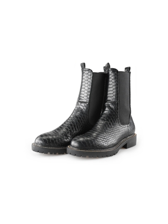 Poelman Chelsea boots Zwart 210742