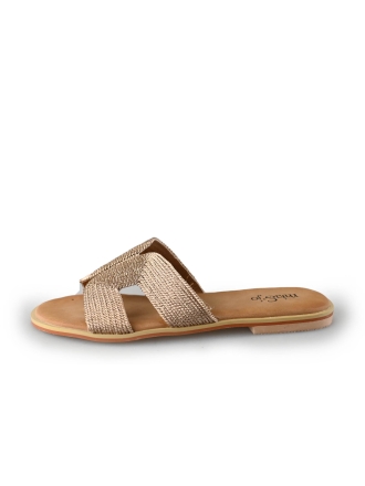 Mia & Jo Slippers Brons 211833