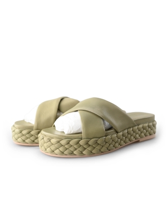 Shabbies Slippers Groen 212301