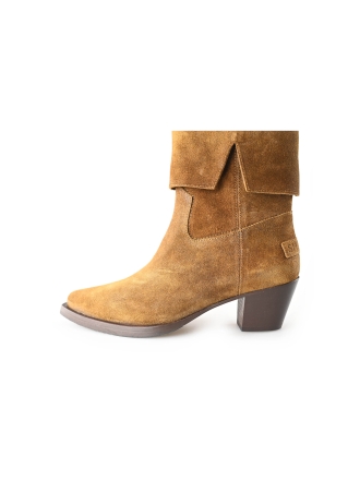 Shabbies Enkellaarzen Bruin 212323