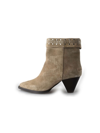 Shabbies Enkellaarzen Beige 214462