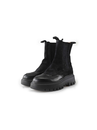Shabbies Enkellaarzen Zwart 214475