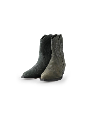 Ann Rocks Cowboy laarzen Groen 215304