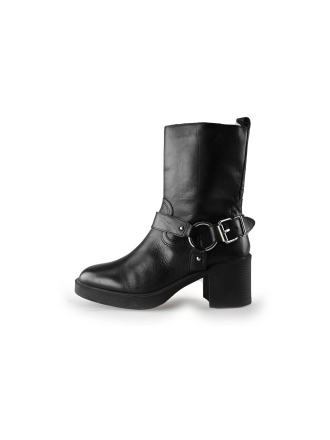 Ann Rocks Enkellaarzen Zwart 215643