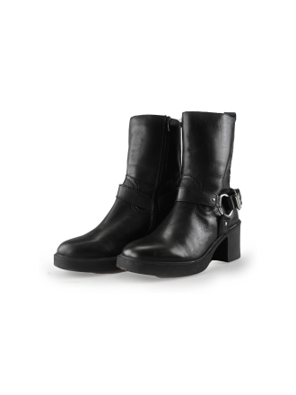 Ann Rocks Enkellaarzen Zwart 215643