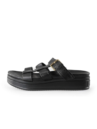Shabbies Slippers Zwart 218147