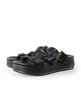 Shabbies Slippers Zwart 218151