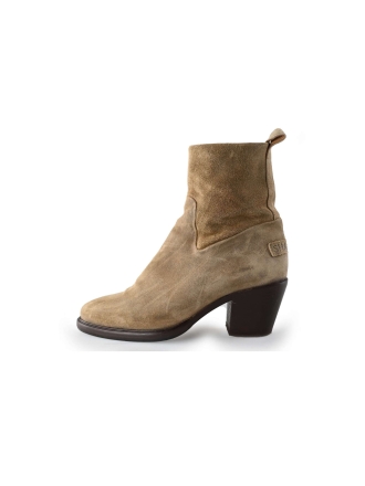 Shabbies Enkellaarzen Bruin 218670