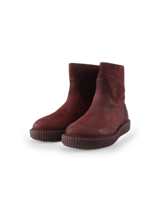 Shabbies Enkellaarzen Rood 219522