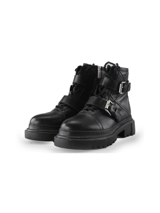 Shabbies Biker boots Zwart 221173