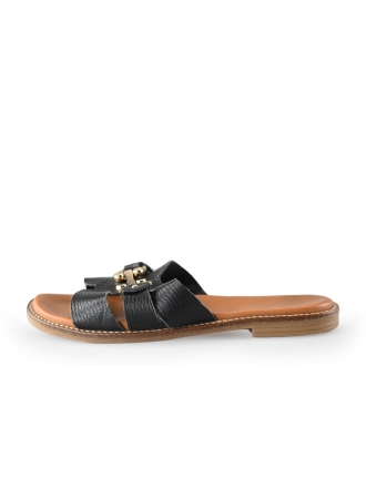 Manfield Slippers Zwart 221769