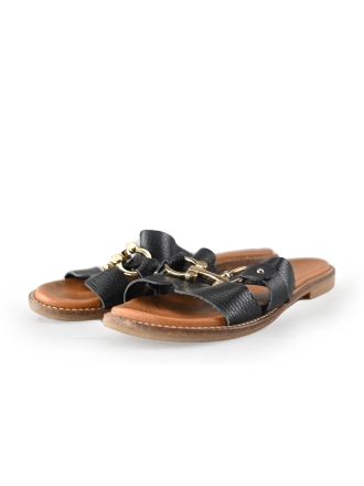 Manfield Slippers Zwart 221769