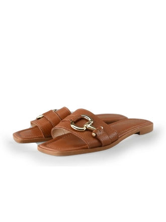Linea Zeta Slippers Bruin 223825