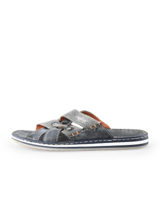 Rieker Slippers Blauw 225044