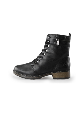 Rieker Veterboots Zwart 228071