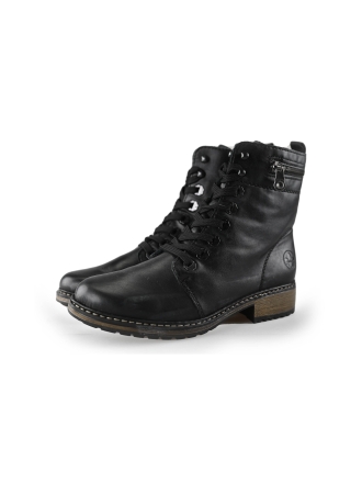 Rieker Veterboots Zwart 228071