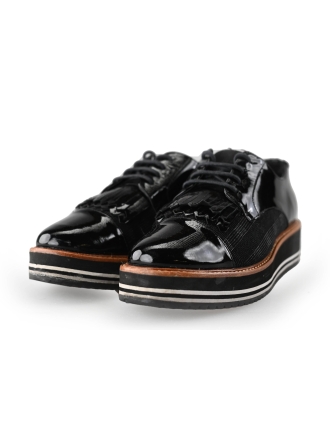 Crinkles Veterschoenen Zwart 228941