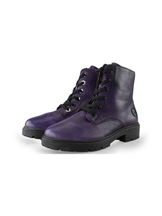 Rieker Veterboots Paars 229542