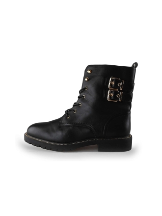 Ann Rocks Veterboots Zwart 230274