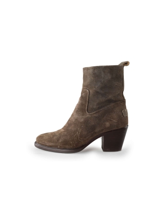 Shabbies Enkellaarzen Bruin 230628