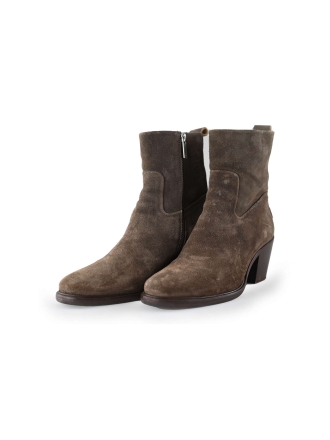 Shabbies Enkellaarzen Bruin 230628