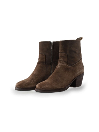 Shabbies Enkellaarzen Bruin 231153
