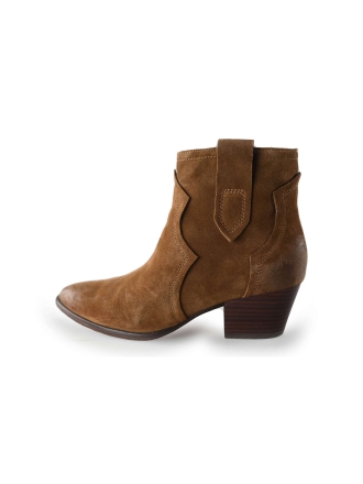 Shabbies Enkellaarzen Bruin 231389