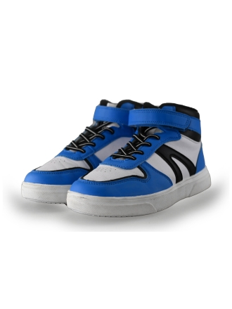 Nelson Hoge sneakers Blauw 231586