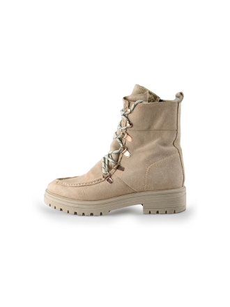Poelman Enkellaarzen Beige 233983